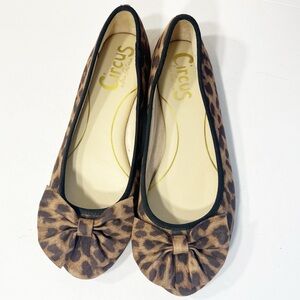SAM EDELMAN Cheetah Animal Print Ballet Flats Size 6